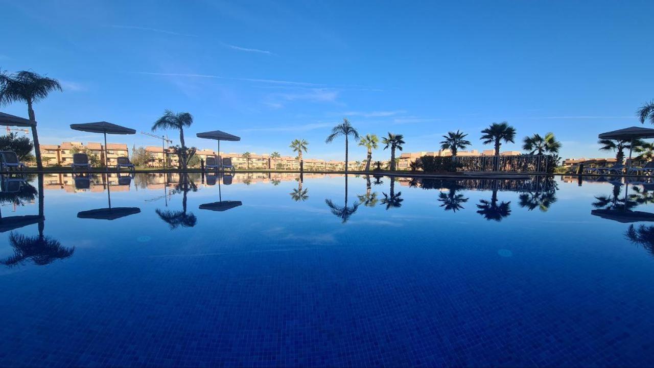 מרקש Appartement De Luxe Avec Jardin Vue Sur La Piscine Golf Securise 24H Sur 24 A 5 Minutes De L Aeroport מראה חיצוני תמונה