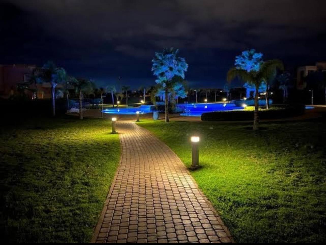 מרקש Appartement De Luxe Avec Jardin Vue Sur La Piscine Golf Securise 24H Sur 24 A 5 Minutes De L Aeroport מראה חיצוני תמונה