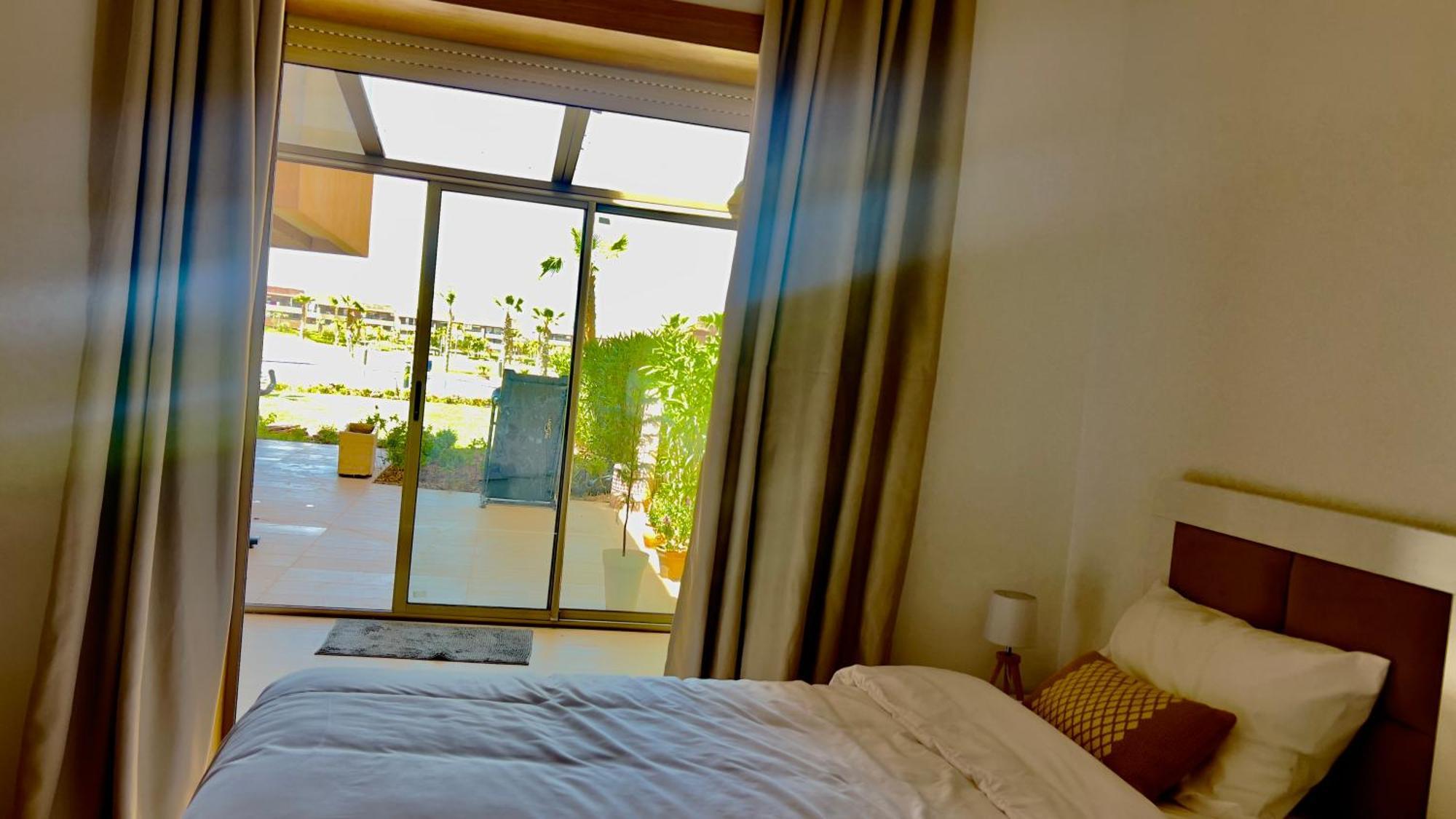 מרקש Appartement De Luxe Avec Jardin Vue Sur La Piscine Golf Securise 24H Sur 24 A 5 Minutes De L Aeroport מראה חיצוני תמונה