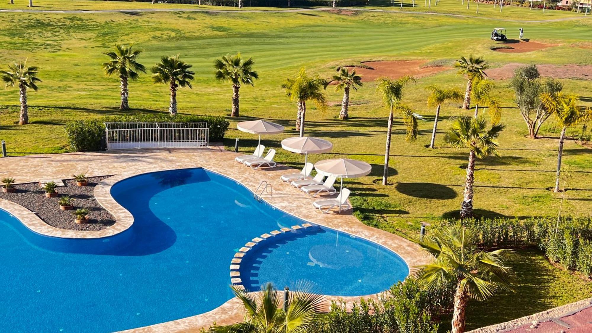 מרקש Appartement De Luxe Avec Jardin Vue Sur La Piscine Golf Securise 24H Sur 24 A 5 Minutes De L Aeroport מראה חיצוני תמונה